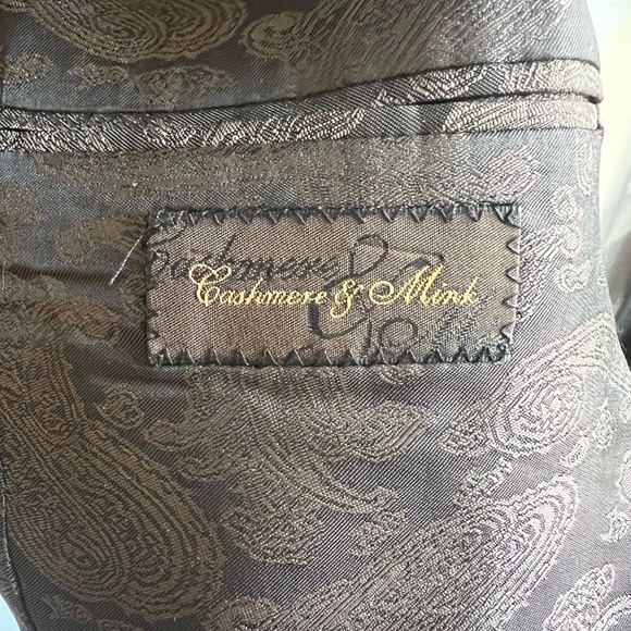 Barcelino San Francisco cashmere brown suit blazer men’s L 41 - Picture 5 of 11